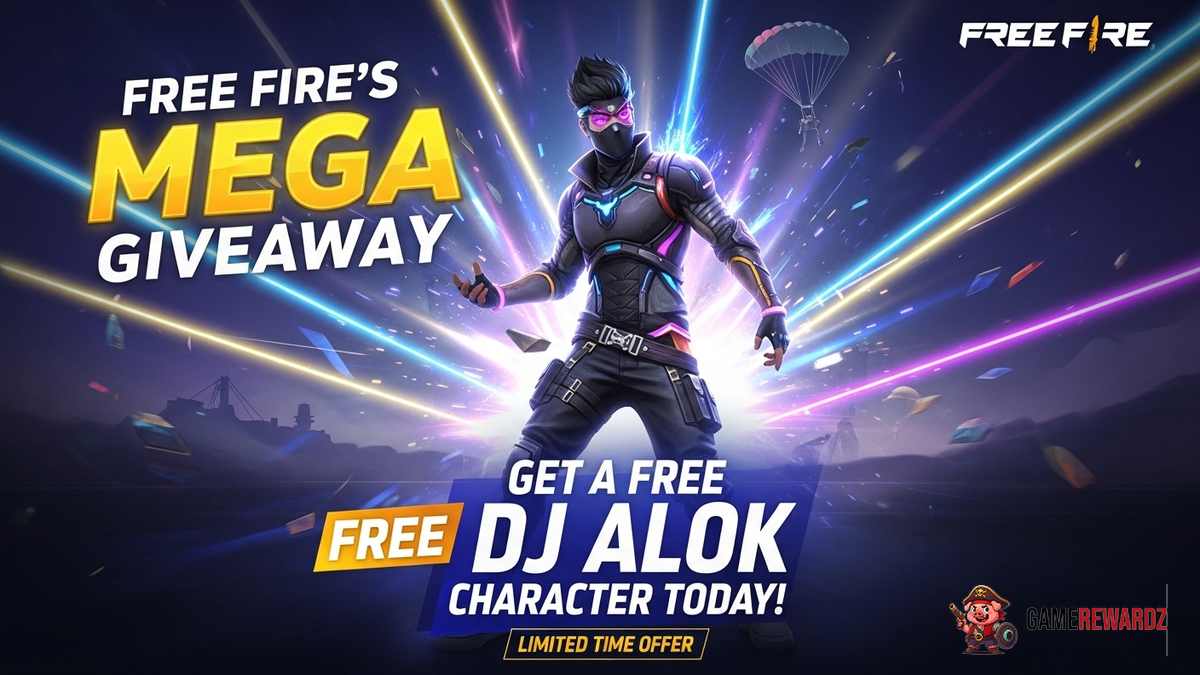 Free Fire’s MEGA Giveaway: Get a Free DJ Alok Character Today!